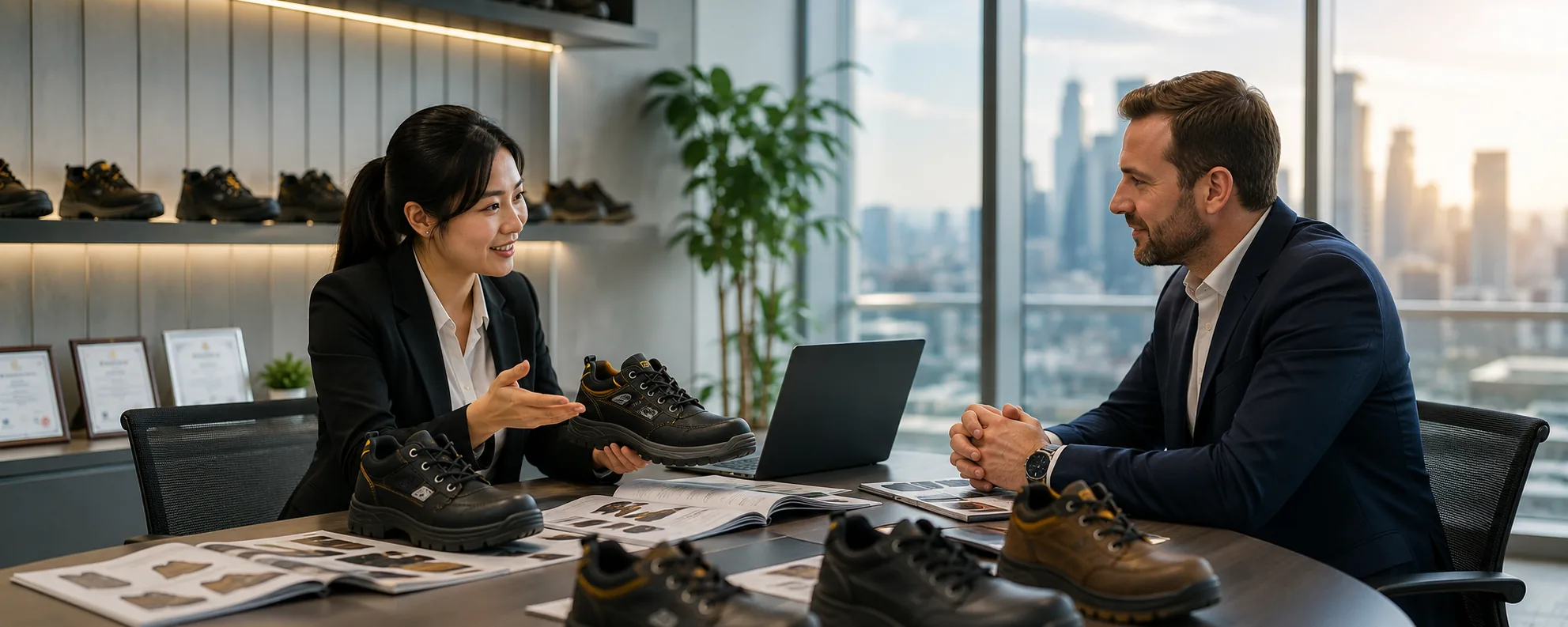 International safety footwear sourcing meeting