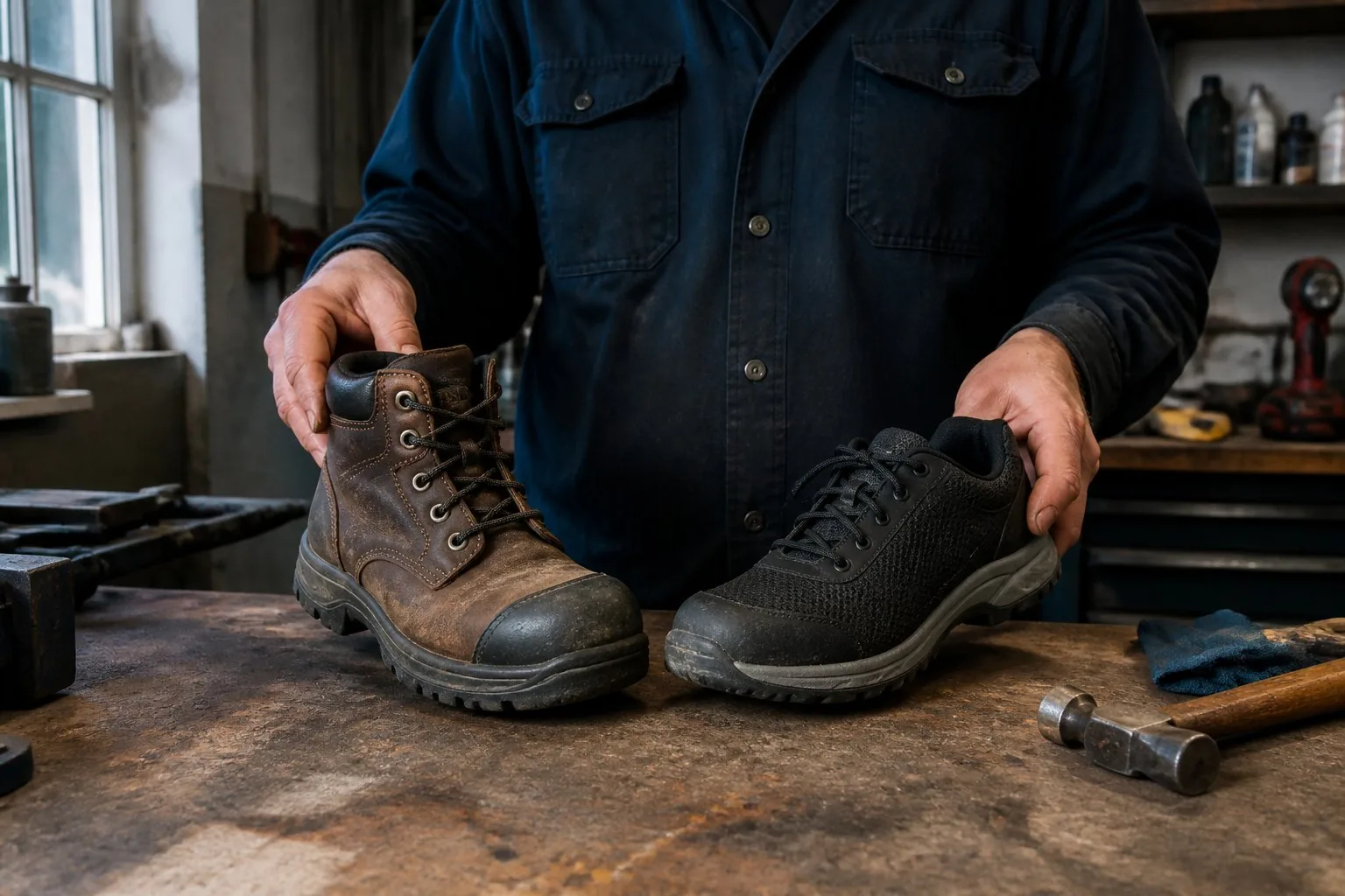 Steel Toe vs Composite Toe Safety Shoes